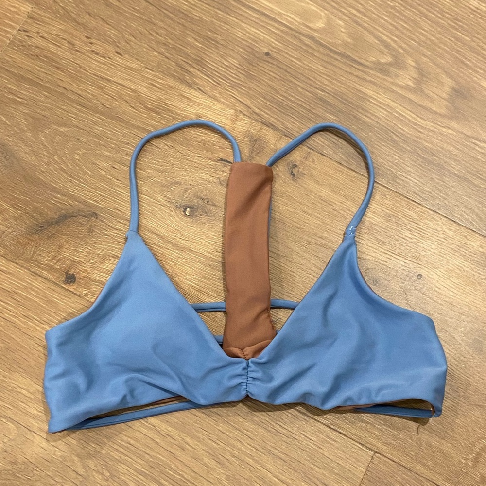 LSPACE bikini top BLUE size SMALL